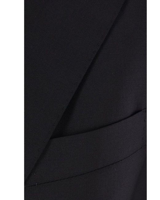 Tagliatore Blue Jasmine Double-Breasted Tailored Blazer