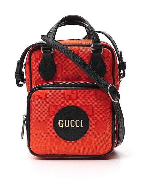 Gucci Red Off The Grid Shoulder Bag for men