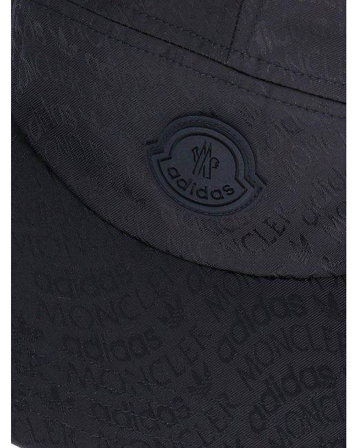 Moncler Genius Moncler X Adidas Originals Black Baseball Cap for men