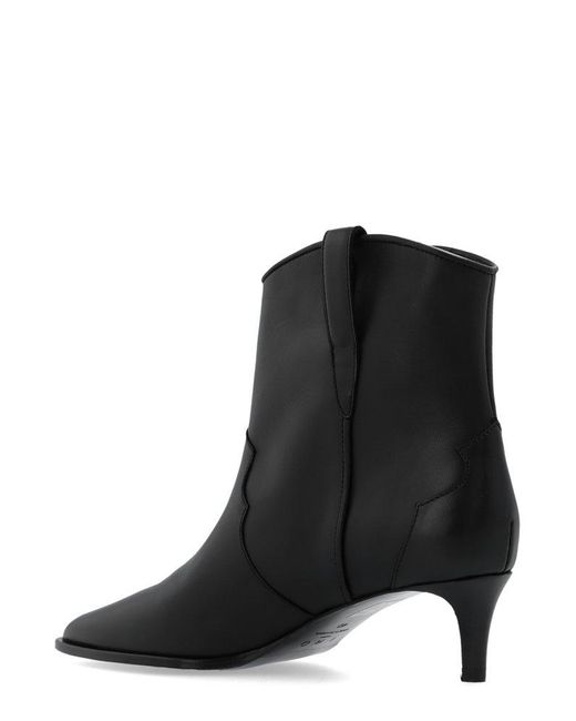 IRO Black 'opale' Heeled Ankle Boots,