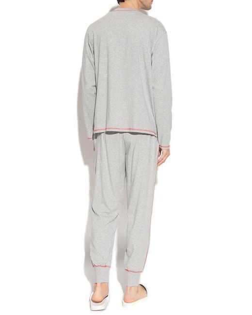DIESEL White ‘Umset-Willong’ Two-Piece Pyjama, ' for men