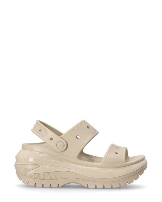 CROCSTM Natural Mega Crush Sandals