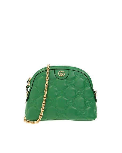 Gucci Green Quilted Shoulder Bag