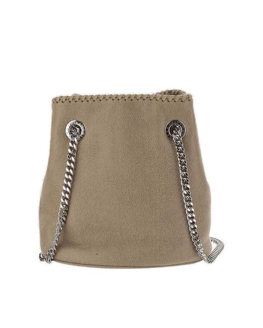 Stella McCartney Brown Falabella Chained Tote Bag