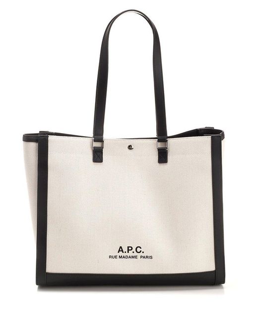 A.P.C. Natural "camille" Tote Bag