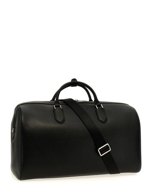 Karl Lagerfeld Black Hotel Karl Weekender Shoulder Bag