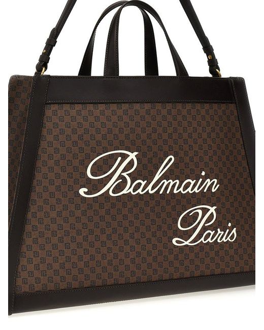 Balmain Brown Olivier Tote Bag