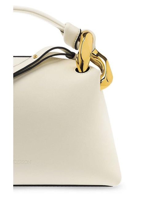 J.W. Anderson White Chain Detailed Top Handle Bag