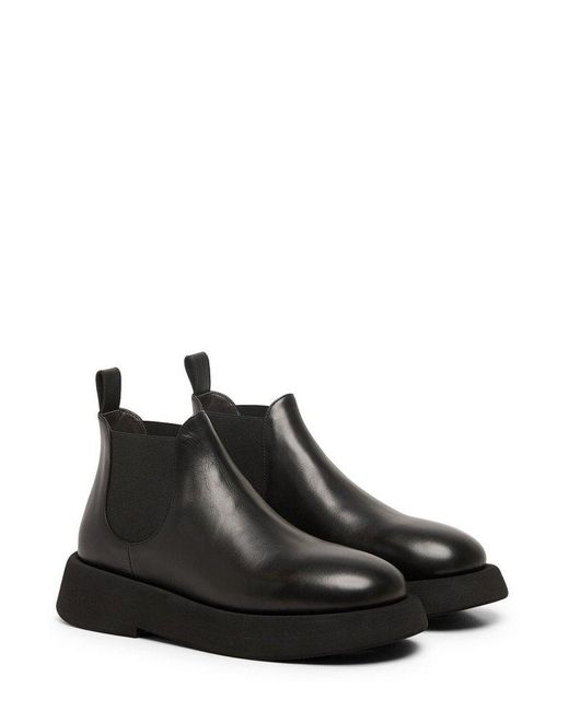 Marsèll Black Gommellone Ankle Boots for men