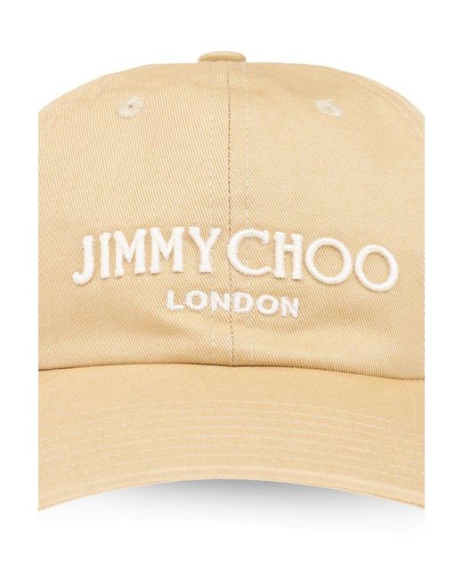 Jimmy Choo Natural Baseball Cap