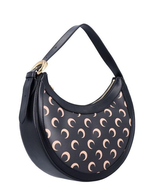 Marine Serre Moon Eclipse Bag in Gray | Lyst