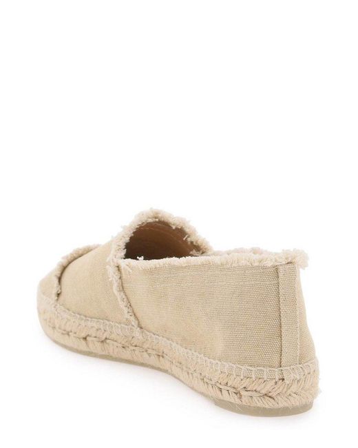 Castaner Natural Kampala Fringed Edge Denim Espadrilles