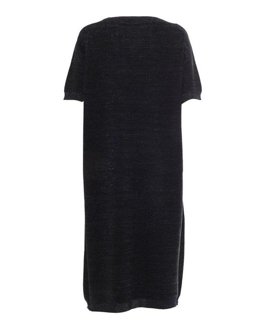 ワンピース FABIANA FILIPPI KNIT MIDI DRESS Fabiana Filippi Midi Dress in Black | Lyst