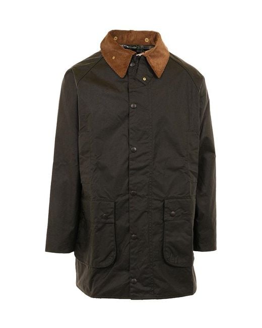 Barbour Gamefair Waxed Jacket in Gray for Men Lyst