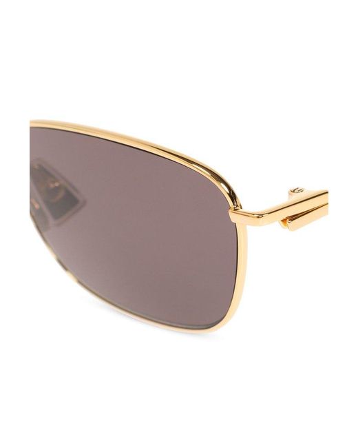 Bottega Veneta Metallic Sunglasses,
