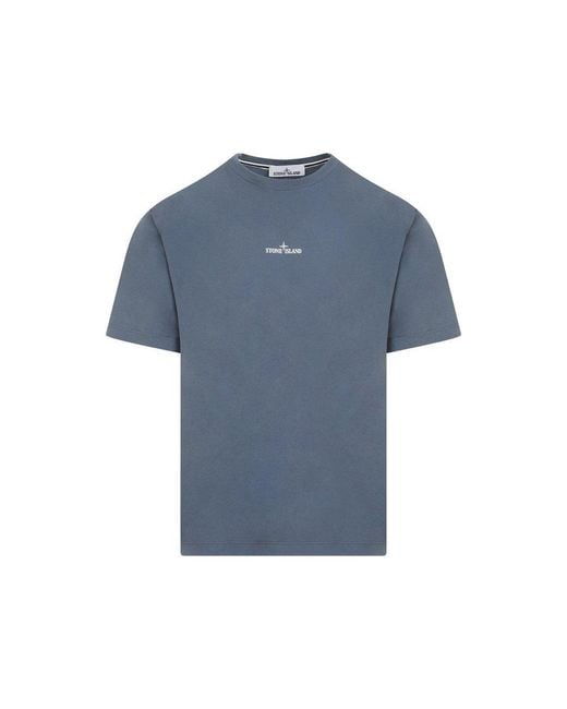 Stone Island Blue Stone Isand T-shirt for men