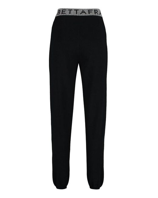 Elisabetta Franchi Black Knitted Trousers