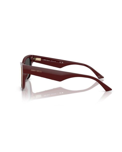 Jimmy Choo Brown Pillow Frame Sunglasses
