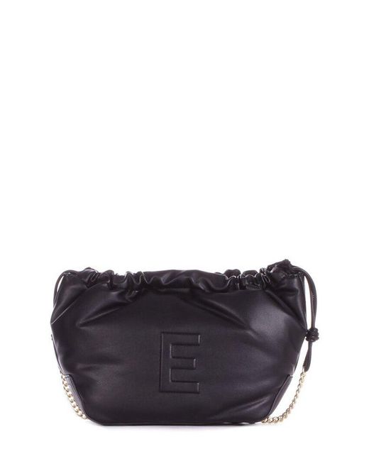 Ermanno Scervino Blue Logo Embossd Tote Bag