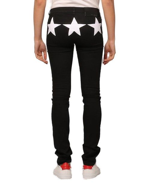 Givenchy Black Star Print Jeans