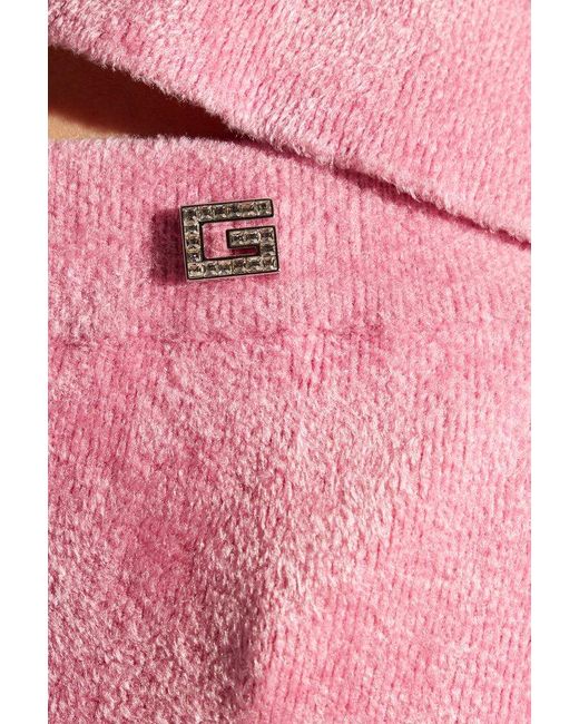 Gucci Pink Velour Trousers,