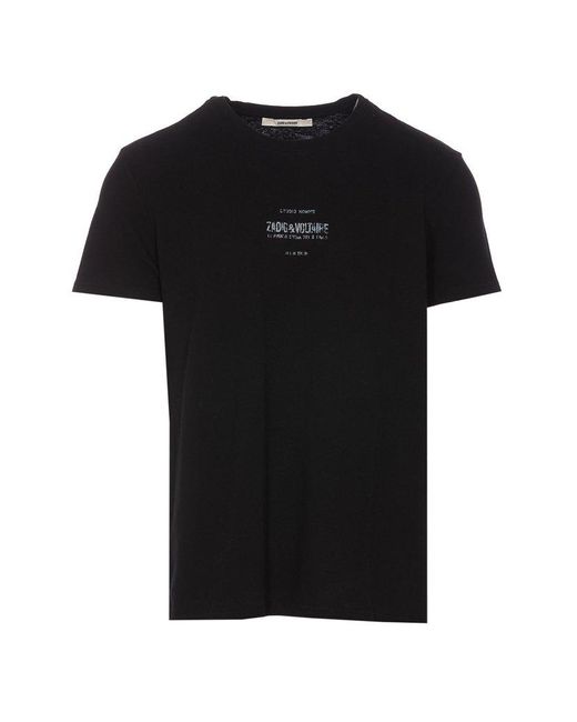 Zadig & Voltaire Black Zadig & Voltaire T-shirts And Polos for men