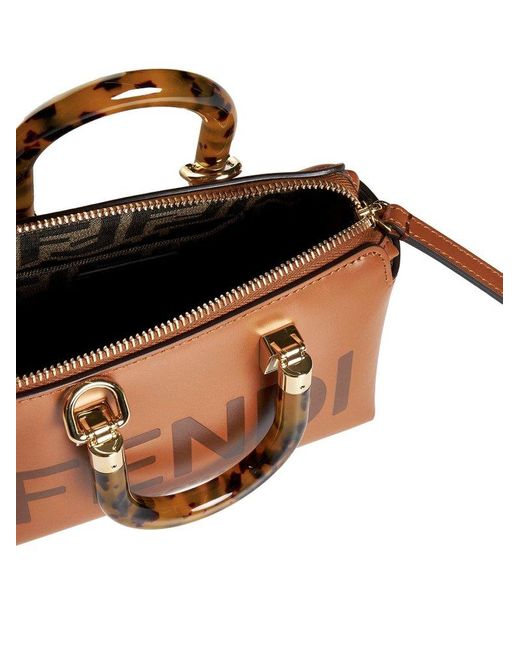 Fendi Brown By The Way Mini Leather Bag