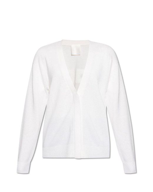Givenchy White Cashmere Cardigan,