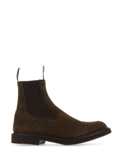 Tricker's Brown Henry Slip-on Ankle Boots for men