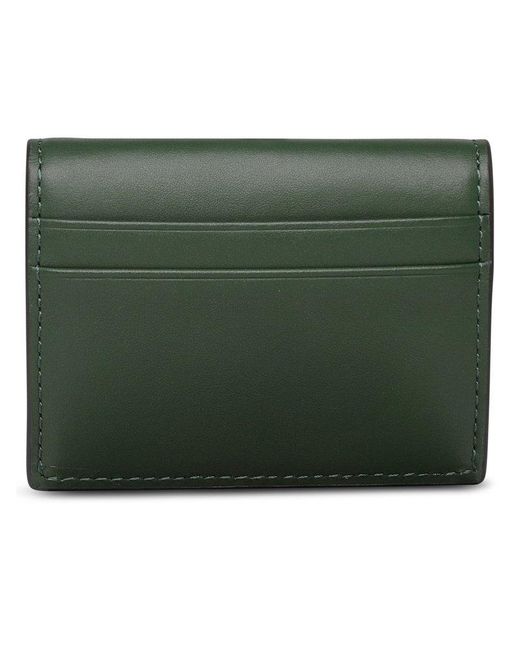 Michael kors hot sale hamilton wallet green