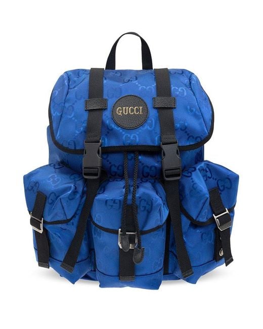 Blue hotsell gucci backpack