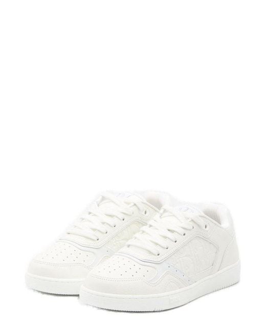 Dior White B27 Low-top Sneakers for men
