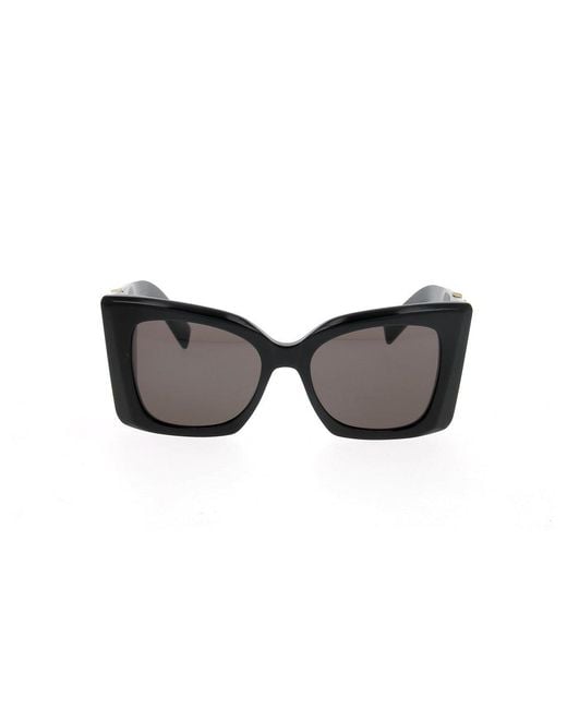 Saint Laurent Black Sl M119 Blaze Sunglasses