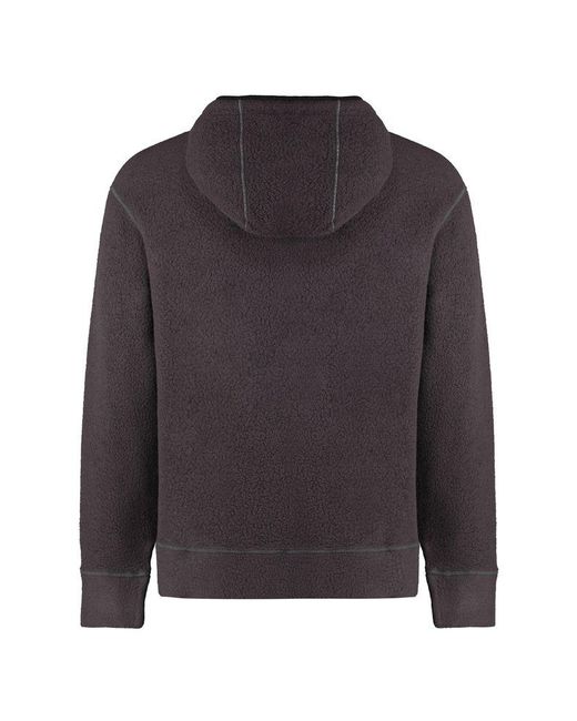 C.P. Company Fleece Hoodie in Grey for Men Lyst Canada