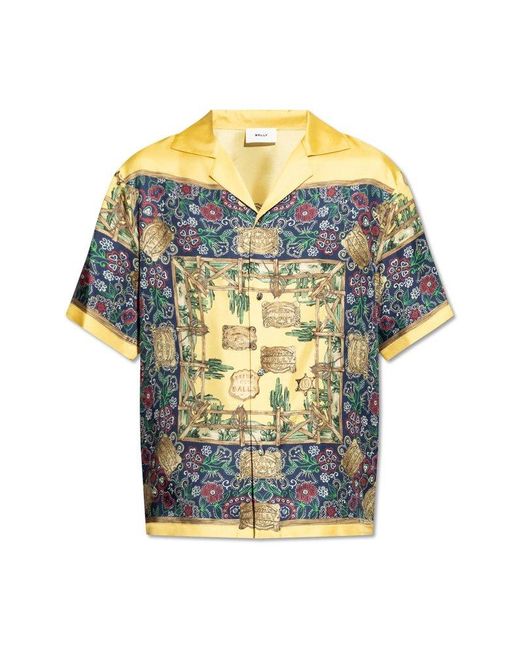 Bally Multicolor Pattern-printed Short-sleeved Shirt for men
