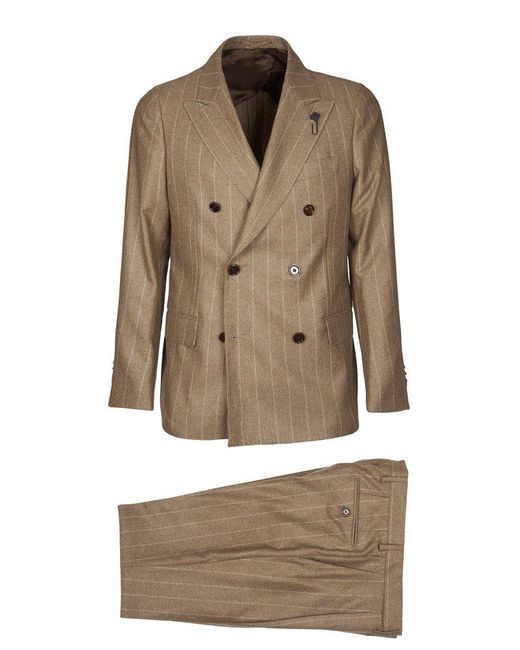 Lardini Natural Two-Piece Tailored Suit for men
