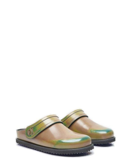 Vivienne Westwood Green Oz Round-toe Mules for men