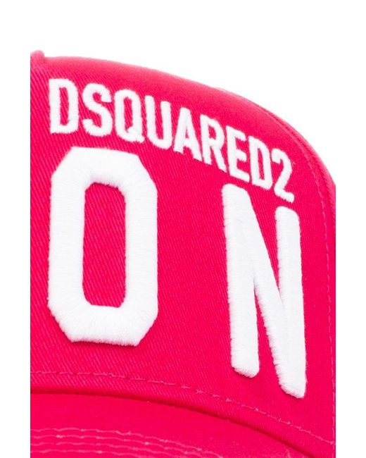 DSquared² Pink Baseball Cap, for men