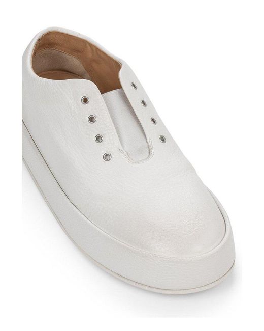 Marsèll White Cassapelle Lace-up Derby Shoes for men