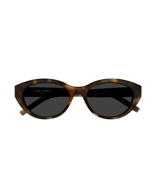 Saint Laurent Black Cat-Eye Frame Sunglasses