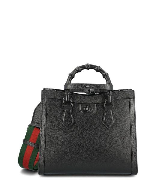 Gucci Black Diana Small Tote Bag