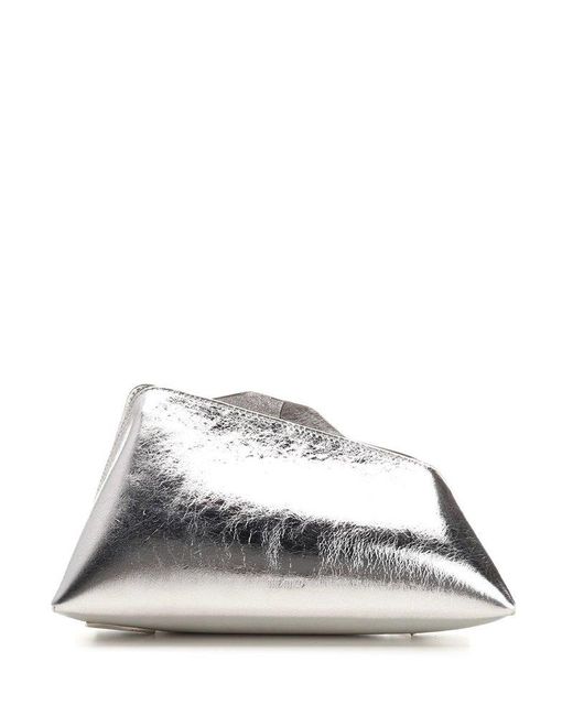 The Attico Metallic Envelope Clutch '8:30 Pm'