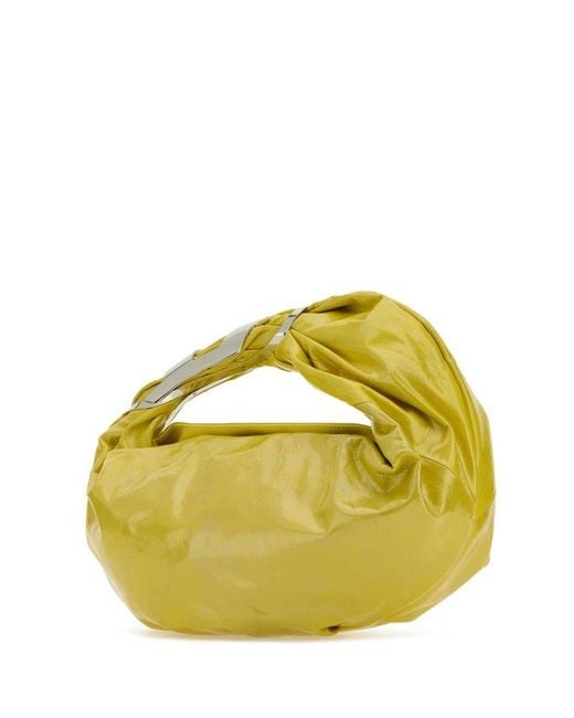 DIESEL Yellow Grab-d Hobo S Shoulder Bag