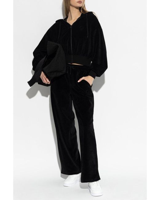 AllSaints Black Relaxed Fit Drawstring Pants