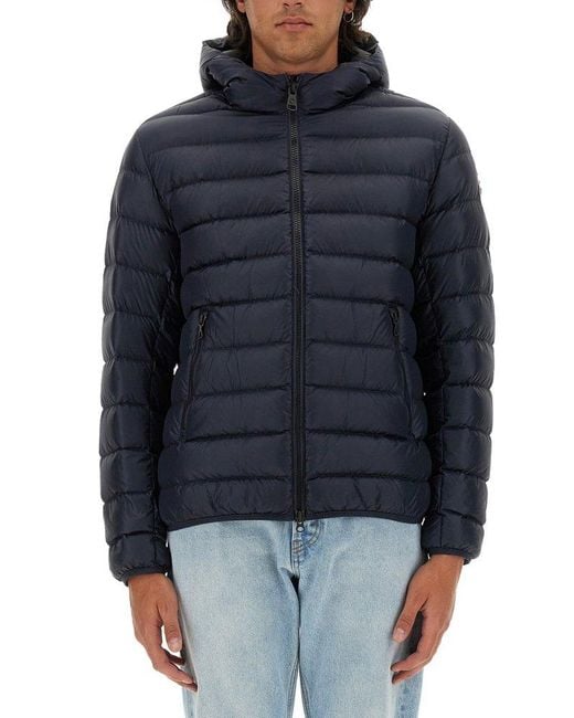 Colmar Blue Hooded Down Jacket for men