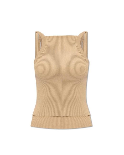 Emporio Armani Natural Top From The 'sustainability' Collection,