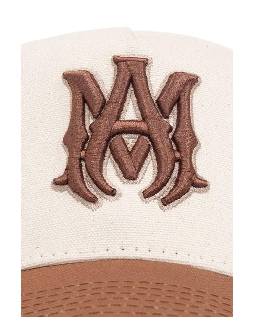 Amiri Pink Ma-embroidered Baseball Cap for men