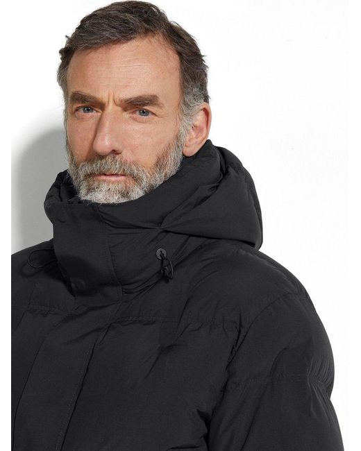 Zegna Black Hooded Down Jacket for men