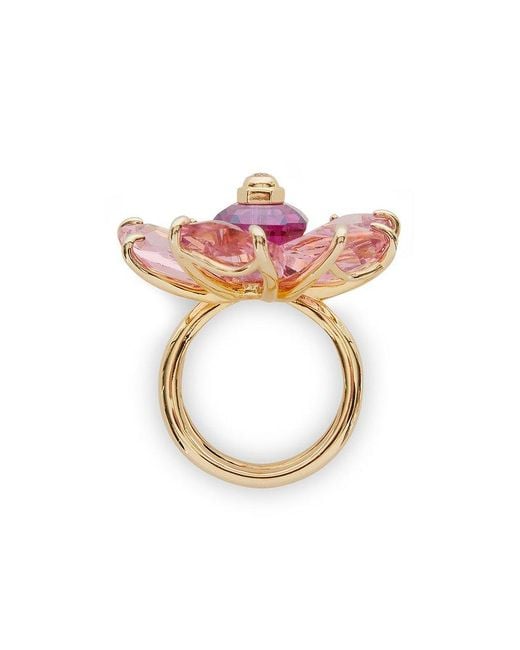 Swarovski Pink Florere Cocktail Ring