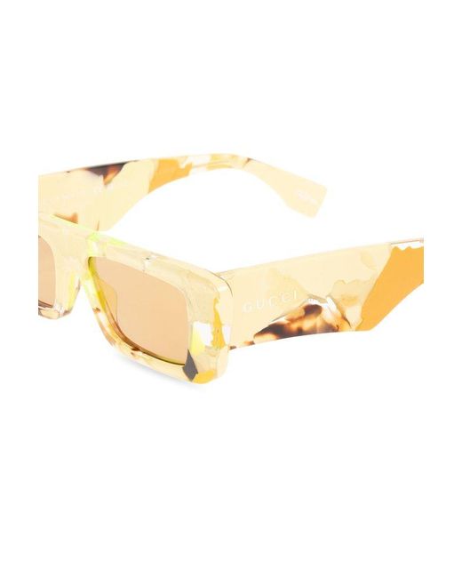 Gucci Yellow Sunglasses, for men